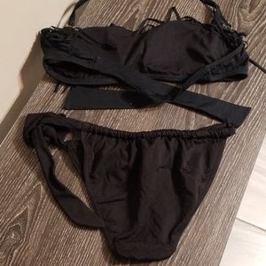 Victoria's Secret Swim - Black Fringe Bikini Victoria's Secret Swim - Black Fringe Bikini
